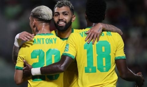  Бразилия вече е 9 от 9 в световните квалификации