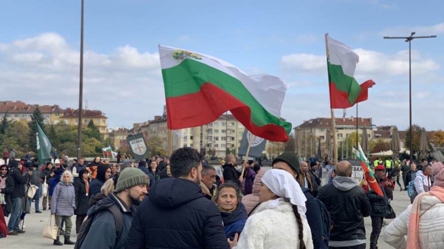 Протест срещу зелените сертификати се провежда в София
