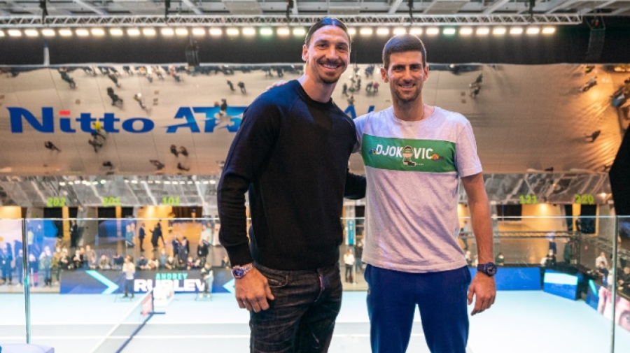 Златан Ибрахимович се срещна с Джокович