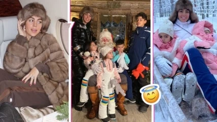  Роналдо и Джорджина заведоха децата в Лапландия