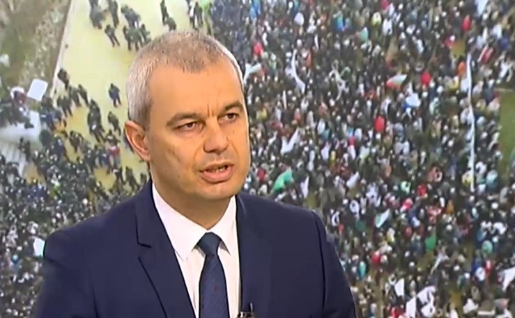 Костадинов: Протестите в сряда ще са мащабни, властта я е страх