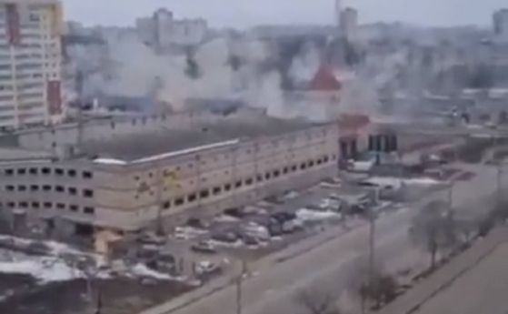 Мощен взрив в центъра на Харков