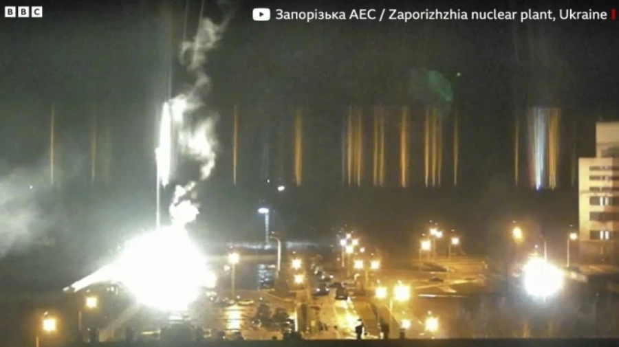 Потушен е пожарът на територията на АЕЦ Запорожие в Украйна