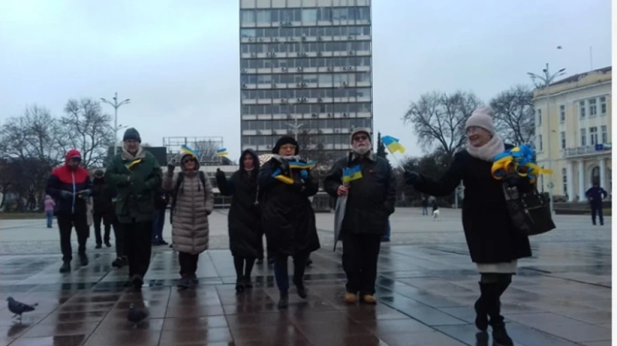 Шествие за мир в Украйна се проведе в Пловдив
