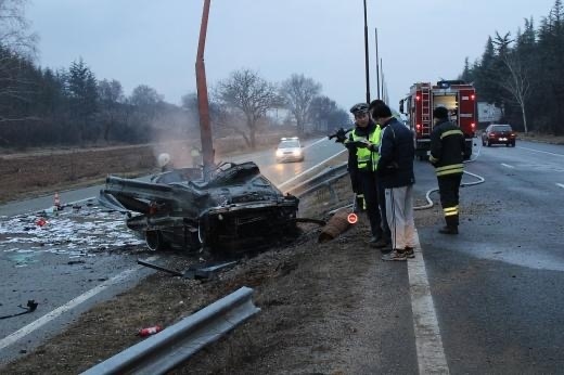 Тежка катастрофа със загинал край Благоевград