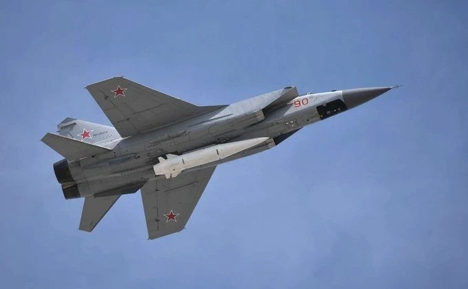 Русия използва за първи път във войната в Украйна хиперзвукова ракета Кинжал
