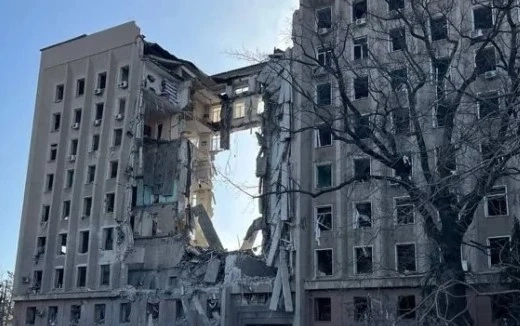 Руски удар порази областната администрация в Николаев
