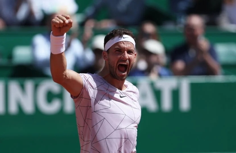 Григор Димитров на втори полуфинал в Монте Карло