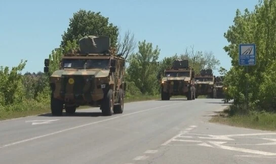 МО предупреждава за придвижване на военна техника в страната