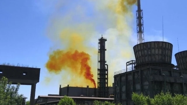 Авария в инсталация за азотна киселина в Димитровград