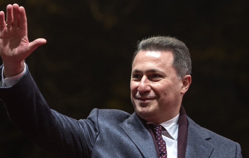 Бившият премиер на Северна Македония Никола Груевски, който избяга в