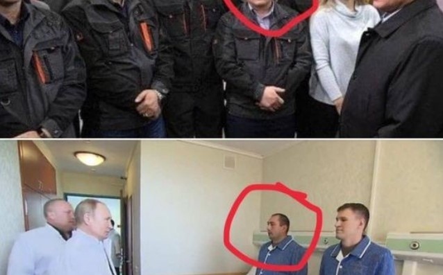 Вместо с ранени войници Путин се срещнал с агенти на ФСБ (СНИМКИ)