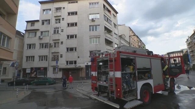 Евакуация на блок заради пожар в София