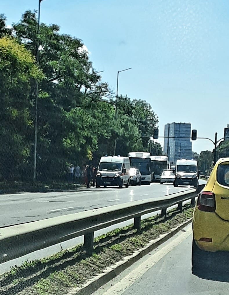 Два автобуса на градския транспорт се удариха в София, има пострадали 