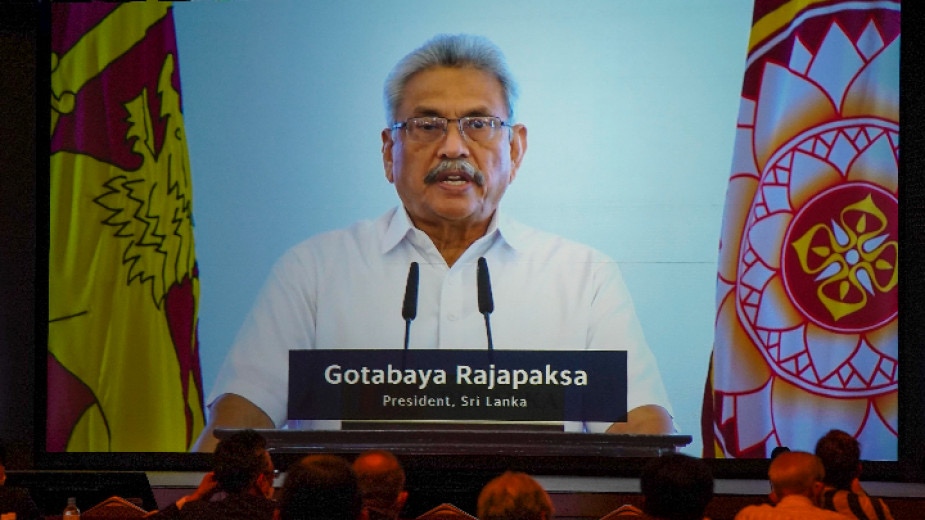 Президентът на Шри Ланка Готабая Раджапакса обяви че ще подаде