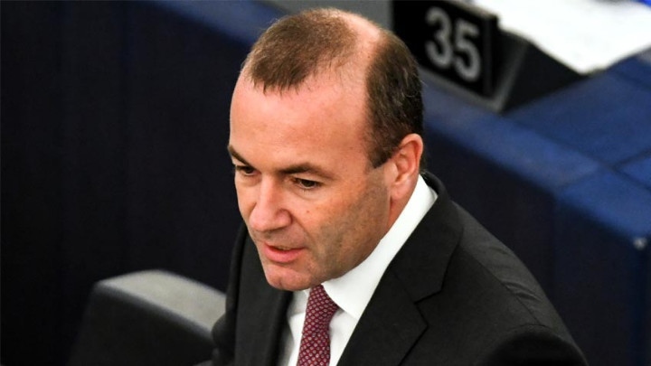 Лидерът на Европейската народна партия ЕНП в Европарламента Манфред Вебер
