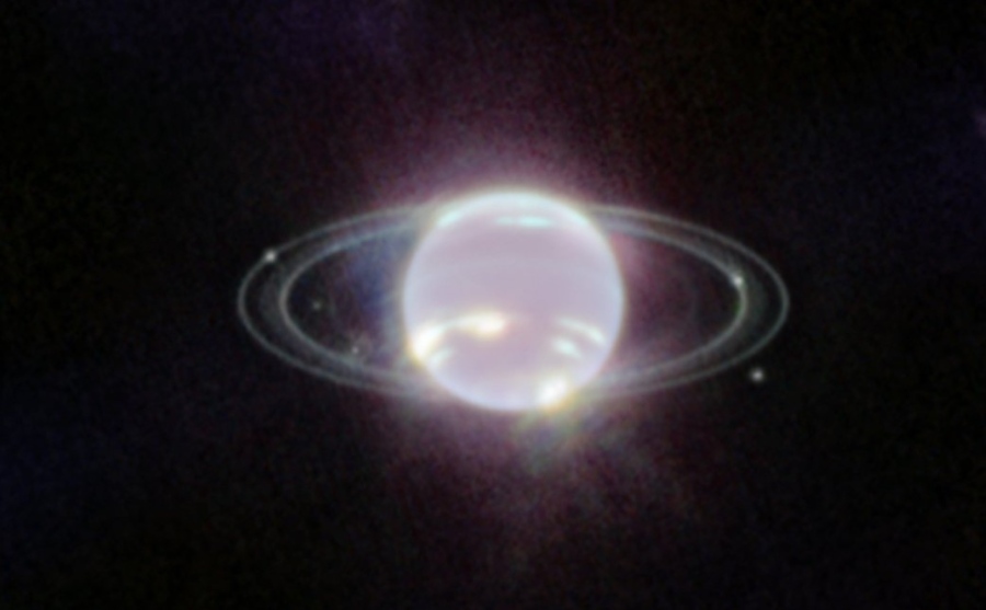 Телескопът Джеймс Уеб засне пръстените на Нептун (СНИМКИ)