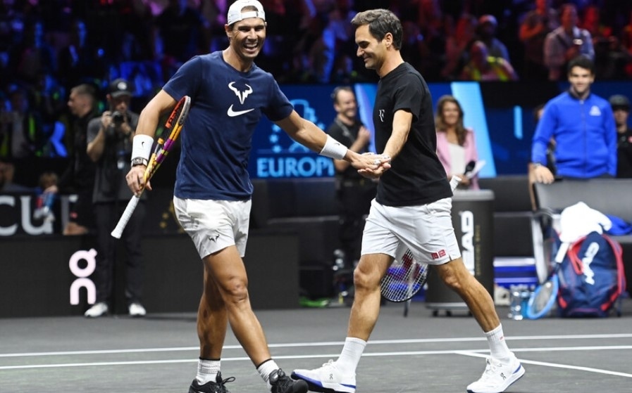Федерер и Надал ще играят заедно на двойки в прощалния мач на швейцареца