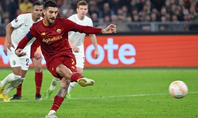 Рома победи Лудогорец с две дузпи, отменен гол и червен картон  