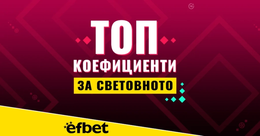Efbet с топ коефициенти за Мондиала