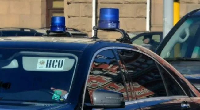 Удариха автомобил на НСО в центъра на столицата