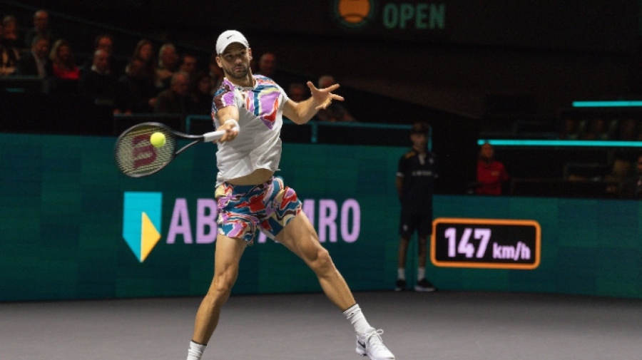 Григор Димитров спаси 2 мачбола и е на полуфинал в Ротердам