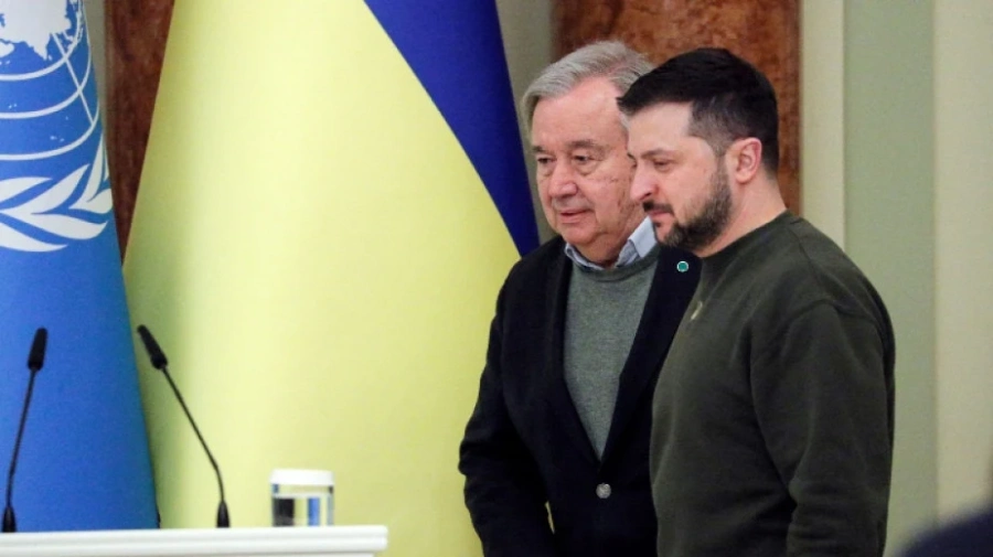 Антониу Гутериш е в Киев