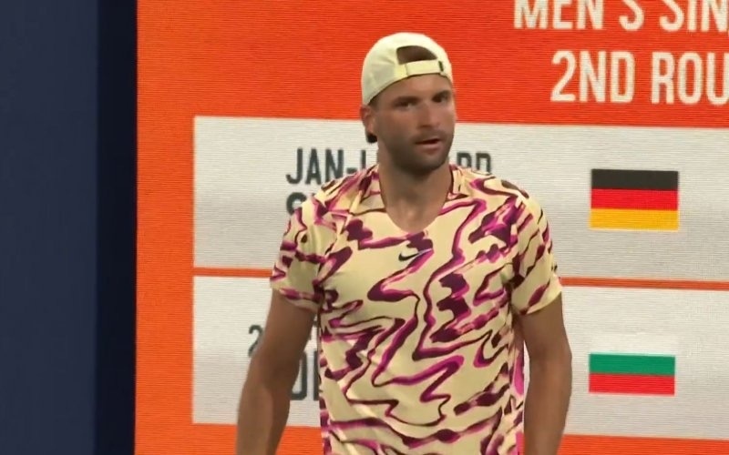 Григор Димитров се пребори драматично за първа победа в Маями от 2019 г.