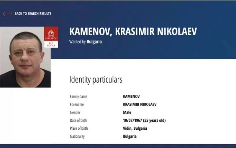 Гешев пусна Красимир Каменов-Къро за издирване от Интерпол