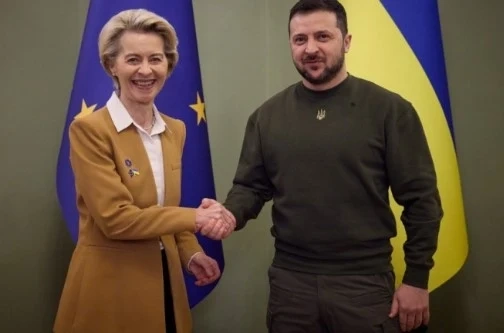Урсула фон дер Лайен пристигна в Киев