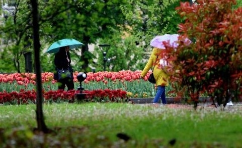 Днес облачно на места с валежи. Максималните температури ще са между 22° и 27°