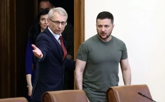 Политически реакции на визитата на  Зеленски в България