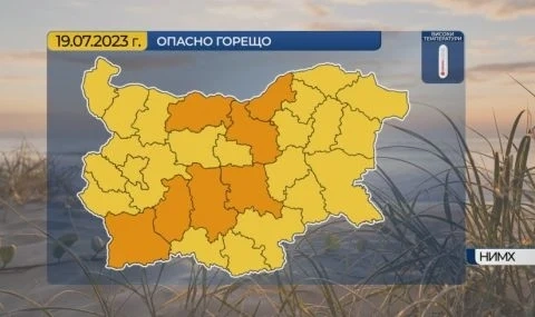 Времето днес: Максималните температури ще са между 35° и 40°