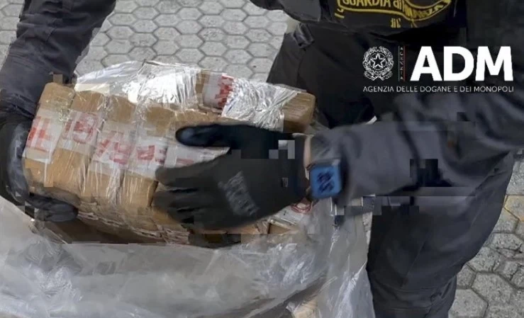 Италианската полиция залови над 5,3 тона кокаин при операция в Средиземно море