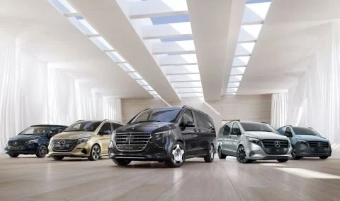 Mercedes-Benz обнови цялата си гама от бусове