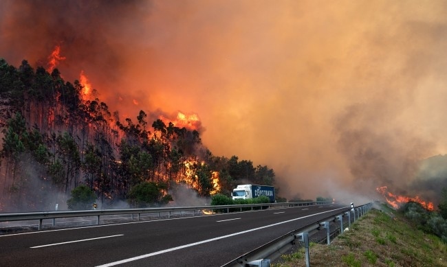 Забрана за придвижване в горските райони на Халкидики поради висока опасност от пожари