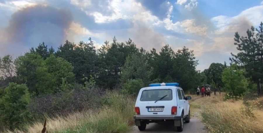 Община Свиленград обявява бедствено положение заради големия пожар в Сакар планина