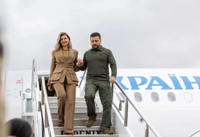 Зеленски вече е в САЩ, посети ранени украински войници