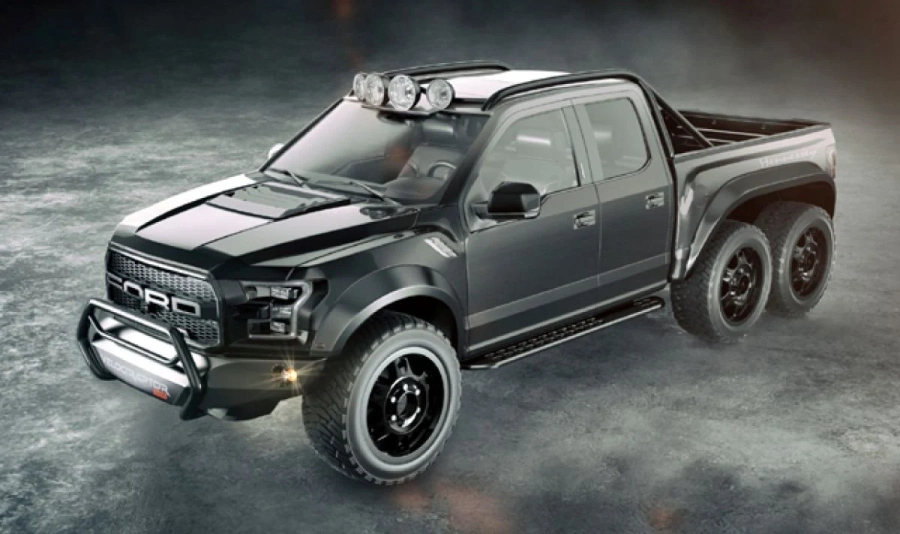 Ford патентова система, която превръща пикапите в 6х6
