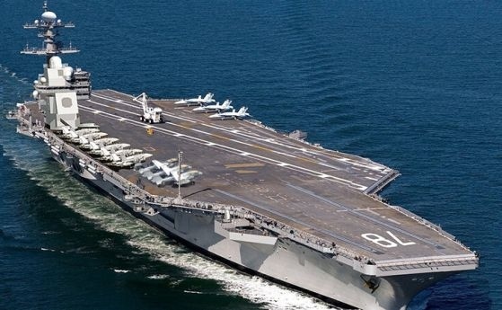 САЩ изпратиха най-големия си самолетоносач в помощ на Израел