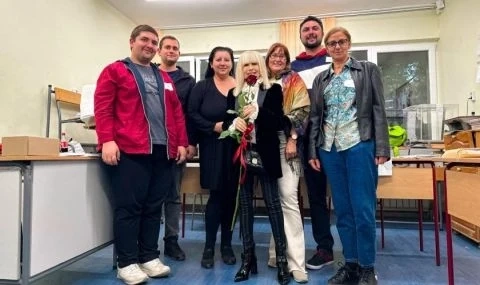 Лили Иванова даде своя глас за кмет на София 