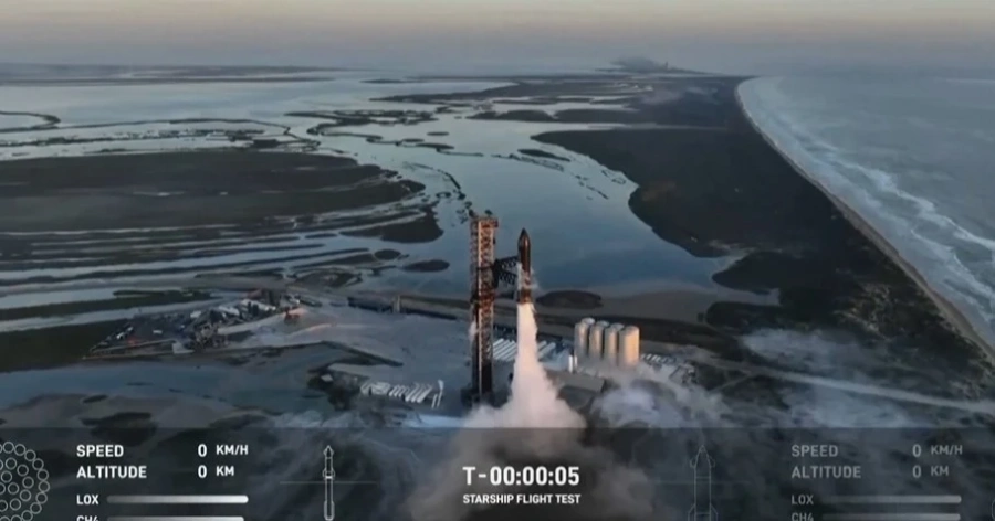Провал на изпитателния полет на мегаракетата на SpaceX (ВИДЕО)