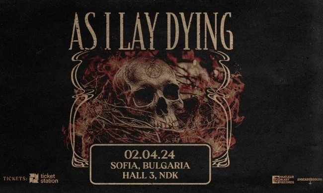 Метълкор бандата As I Lay Dying забиват в София  