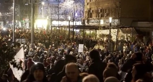 Отново голям протест в Сърбия, искат анулиране на изборите