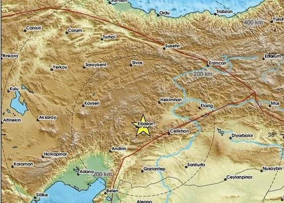 Силно земетресение в централна Турция