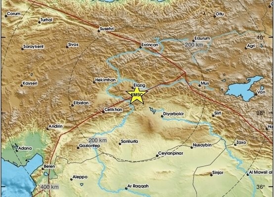 Силно земетресение разтърси Турция, извади хората от домовете им 