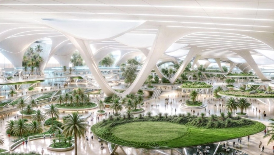 Строят нов летищен терминал за 35 млрд. долара в Дубай (СНИМКИ)