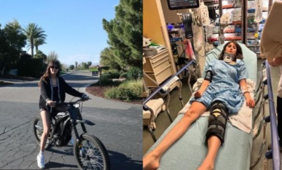 Нина Добрев е в болница след инцидент с електрически велосипед