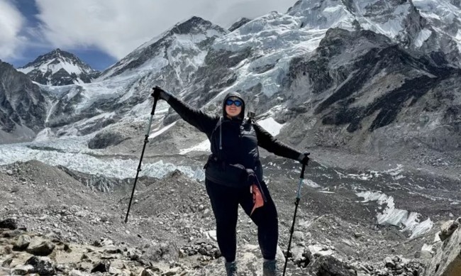 За Кейти Маккей изкачването до базовия лагер на връх Еверест