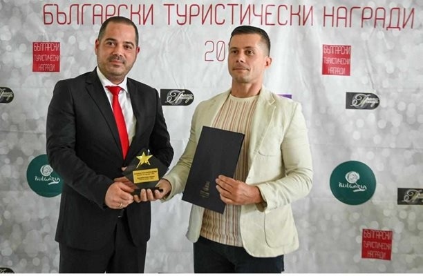 Калин Стоянов с отличие на шестите Български туристически награди